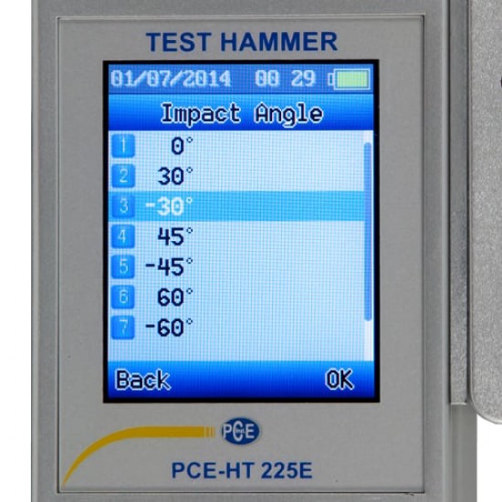 PCE-HT 225E Digitális betonkeménység vizsgáló