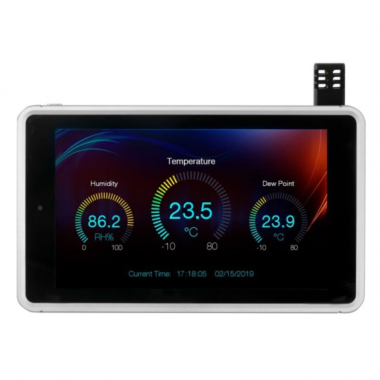 PCE-HT 300 Adatrögzítő hőmérséklethez - rel. páratartalomhoz Bluetooth interfésszel és érintő képernyővel