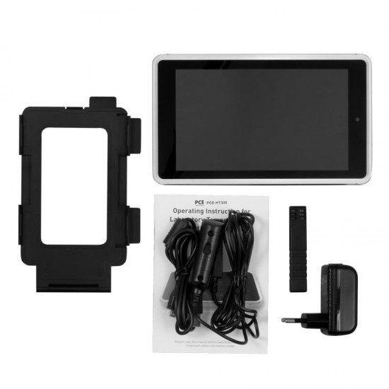 PCE-HT 300 Adatrögzítő hőmérséklethez - rel. páratartalomhoz Bluetooth interfésszel és érintő képernyővel