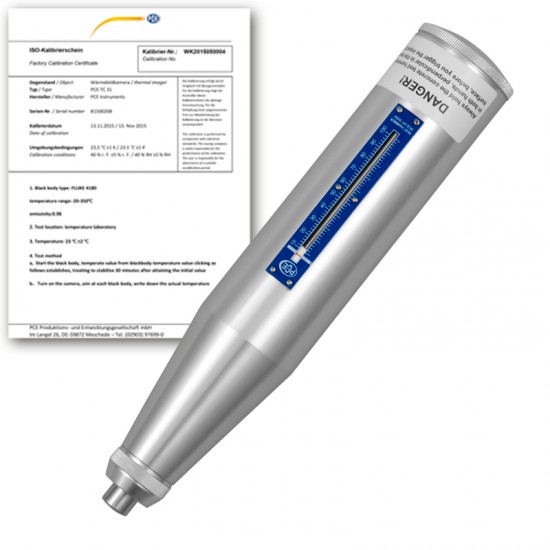 PCE-HT-75-ICA Kis erejű betonvizsgáló kalapács kalibrálva