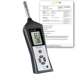 PCE-HVAC 3S-ICA Termo-higro-pszichrometer kalibrálva