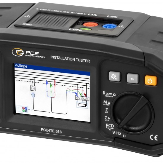 PCE-ITE 55B Telepítéstesztelo