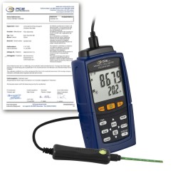 PCE-MFM 3500-ICA Mágneses térerosségméro kalibrálva