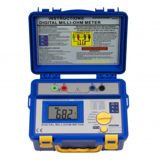 PCE-MO 2002 Milliohm mérő