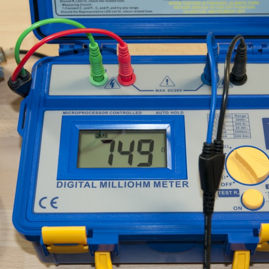 PCE-MO 2002 Milliohm mérő