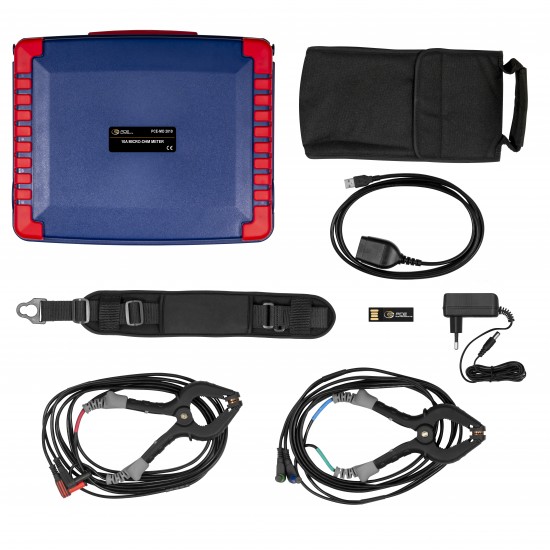 PCE-MO 2010-ICA Mikroohmmérő kalibrálva