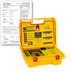 PCE-MO 3001-ICA Mikroohmmérő kalibrálva