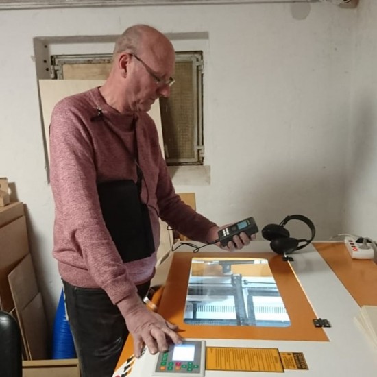 PCE-NDL 10-ICA Abm-ndl 10-ica adatgyűjtő zajszintmérő kalibrálva