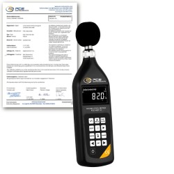 PCE-NSP 10-ICA Abm-nsp 10-ica zajszintmérő kalibrálva