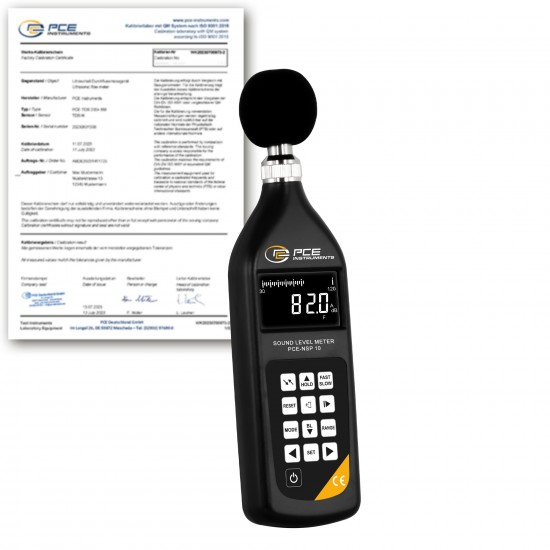 PCE-NSP 10-ICA Abm-nsp 10-ica zajszintmérő kalibrálva