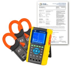 PCE-PA 8300-1-ICA Teljesítménymérő kalibrálva