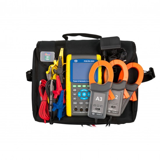 PCE-PA 8300-1-ICA Teljesítménymérő kalibrálva