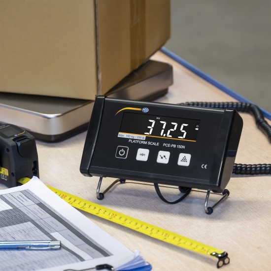 PCE-PB 150N-ICA Platformmérleg kalibrálva