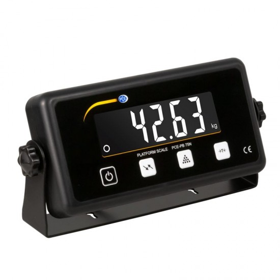 PCE-PB 75N-ICA Platformmérleg kalibrálva