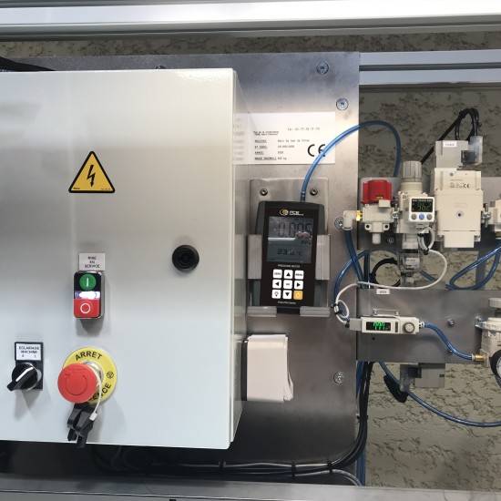 PCE-PDA 1000L-ICA Nyomásmérő adatgyűjtővel kalibrálva