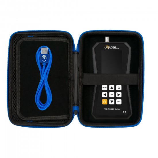 PCE-PH 228HHD-ICA Nagy pontosságú ph mérő kalibrálva