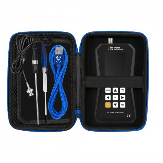 PCE-PH 228LIQ Nagy pontosságú pH-mérő