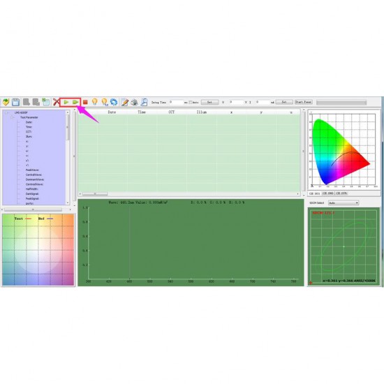 PCE-PSR 100 Spektrométer