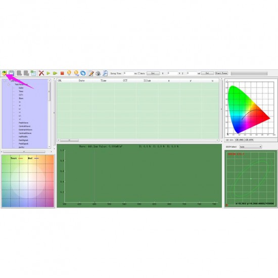 PCE-PSR 100 Spektrométer