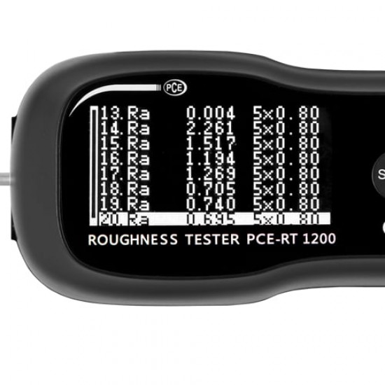 PCE-RT 1200BT Érdesség mérő Bluetooth funkcióval