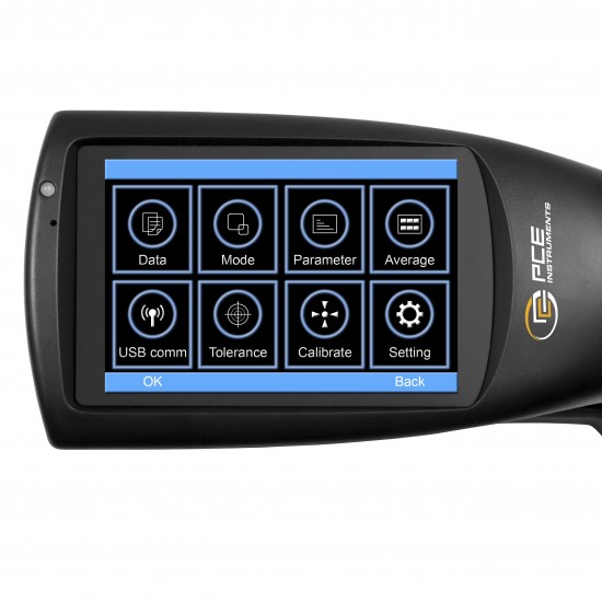 PCE-SGM 60-ICA PCE-SGM 60 fényméro ISO-kalibrálási bizonyítvánnyal