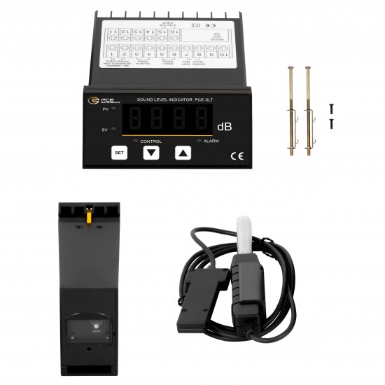 PCE-SLT-ICA Zajmérő / hangmérő kalibrálva