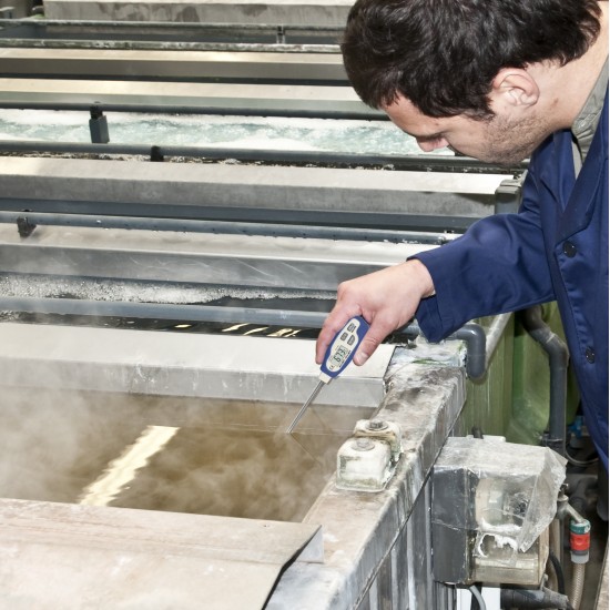 PCE-ST 1-ICA Kontakt hőmérő kalibrálva