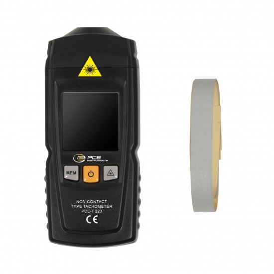PCE-T 220 Érintésmentes kézi fordulatszámmérő