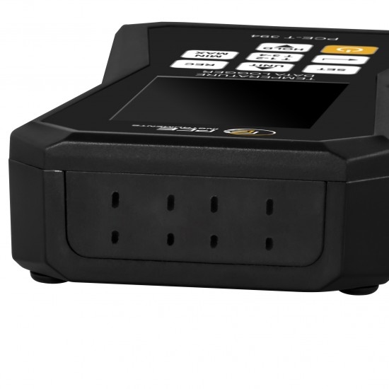 PCE-T 394-ICA 4 csatornás hőmérő adatgyűjtővel kalibrálva