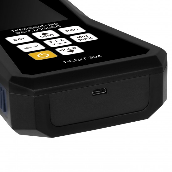PCE-T 394 4 csatornás hőmérő adatgyűjtővel