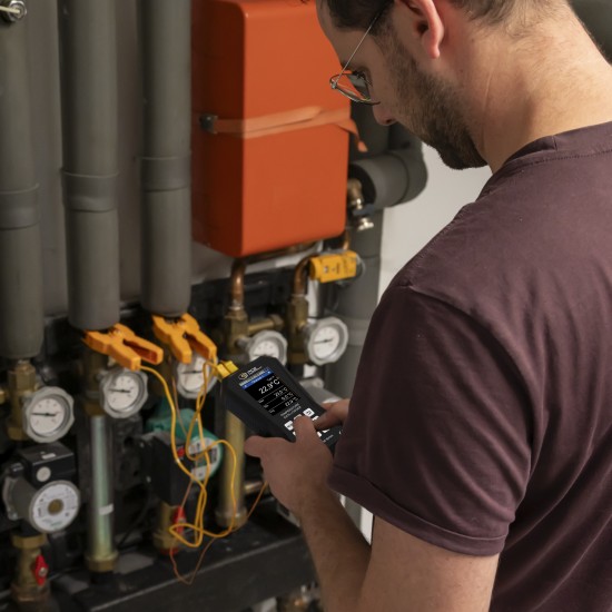 PCE-T 420-ICA 4 csatornás homérséklet adatgyujto hoelemekhez kalibrálva