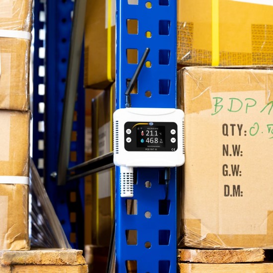 PCE-THT 10-ICA Wifi hőmérséklet- és páratartalom mérő kalibrálva