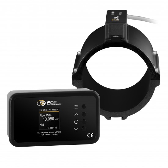 PCE-UFM 80CU Abm-ufm 80cu ultrahangos áramlásmérő, rögzítőelemmel