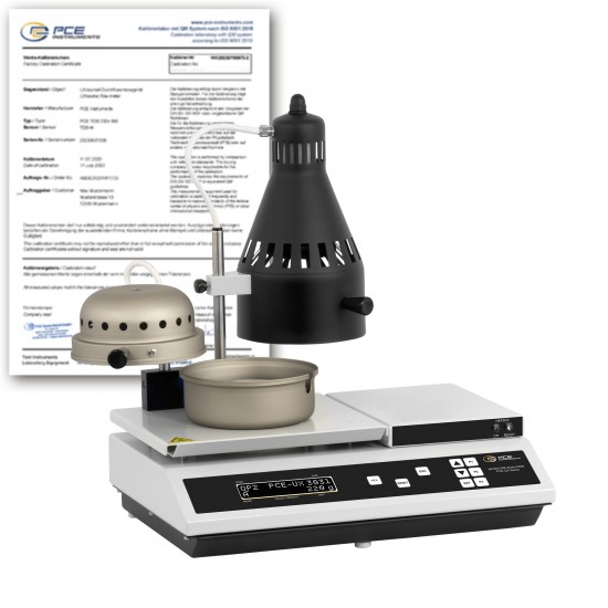 PCE-UX 3031-ICA Nedvességmérleg kalibrálva