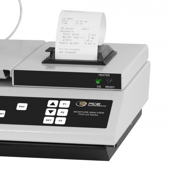 PCE-UX 3031D-ICA Nedvességmérleg kalibrálva
