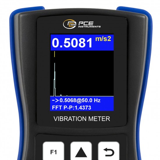 PCE-VM 20-ICA Rezgésmérő készülék kalibrálva