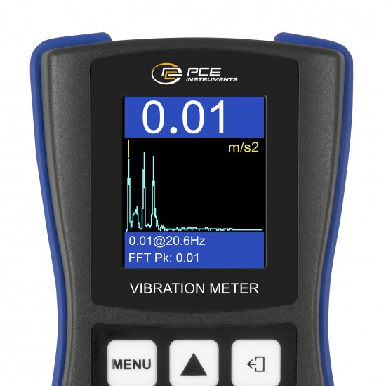 PCE-VM 22-ICA Rezgésmérő készülék kalibrálva