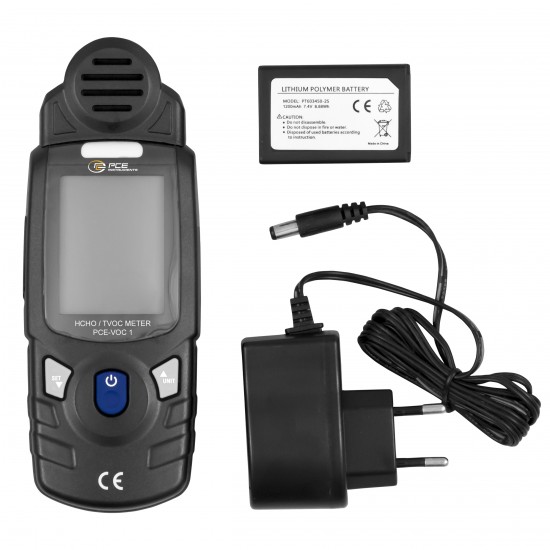 PCE-VOC 1 2 in1 hcho & tvoc mérő műszer