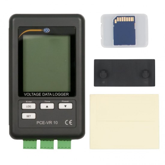 PCE-VR 10 3-csatornás adatrögzíto a feszültséghez