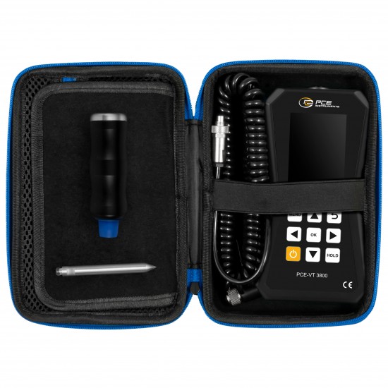 PCE-VT 3800S-ICA Rezgésmérő készülék adatgyűjtővel
