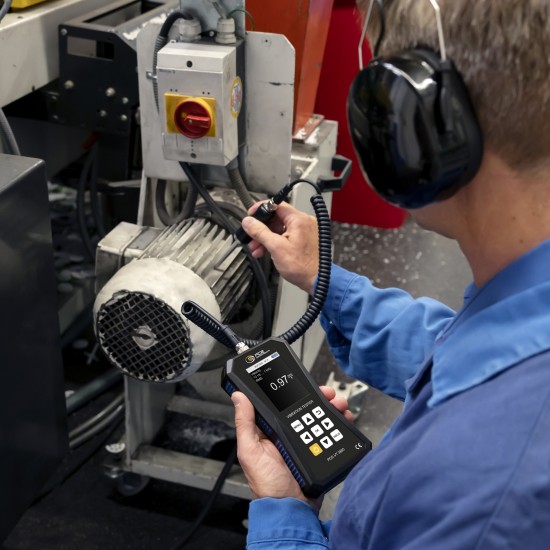 PCE-VT 3850S-ICA Rezgésmérő kalibrálva