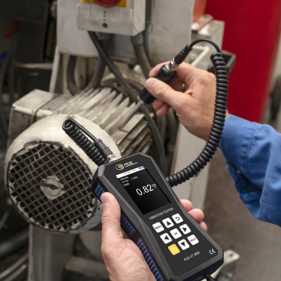 PCE-VT 3850S-ICA Rezgésmérő kalibrálva