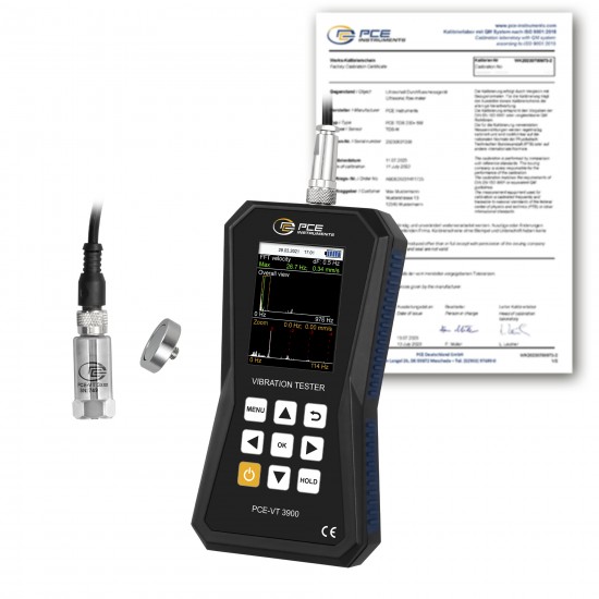 PCE-VT 3900-ICA Rezgésmérő készülék