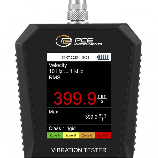 PCE-VT 3900-ICA Rezgésmérő készülék