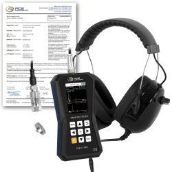 PCE-VT 3950-ICA Rezgésmérő készülék kalibrálva