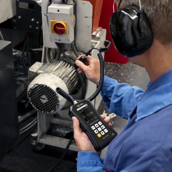 PCE-VT 3950S-ICA Rezgésmérő készülék kalibrálva