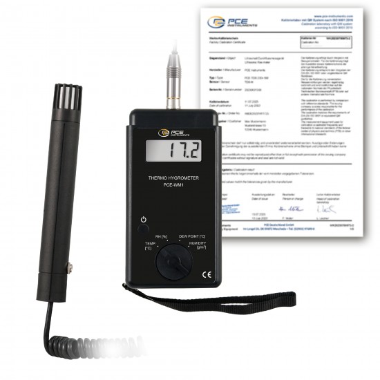 PCE-WM1-ICA Abm-wm1-ica többfunkciós abszolút légnedvesség méro kalibrálva
