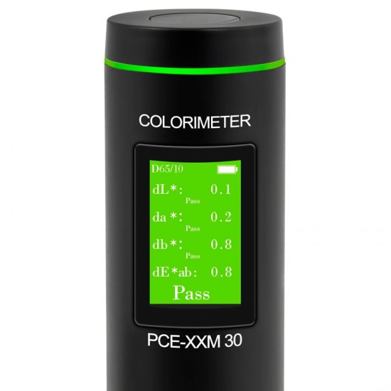 PCE-XXM 30 Színmérő Bluetooth + alkalmazás pass-fail cie-lab cie-lch hunterlab cie-luv xyz rgb