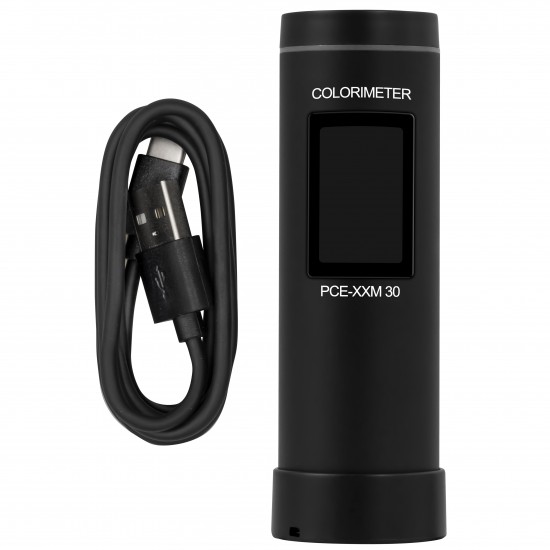 PCE-XXM 30 Színmérő Bluetooth + alkalmazás pass-fail cie-lab cie-lch hunterlab cie-luv xyz rgb